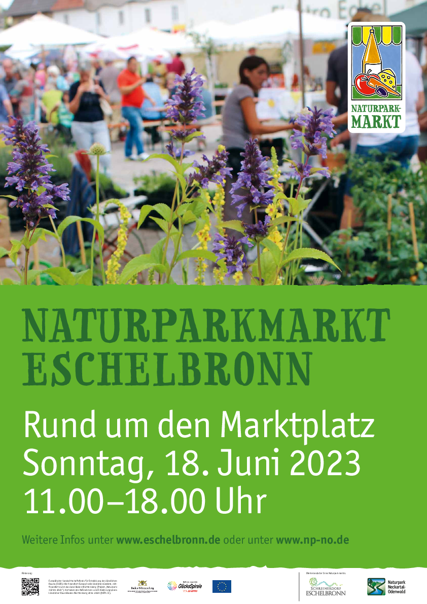 Plakat Naturparkmarkt Eschelbronn